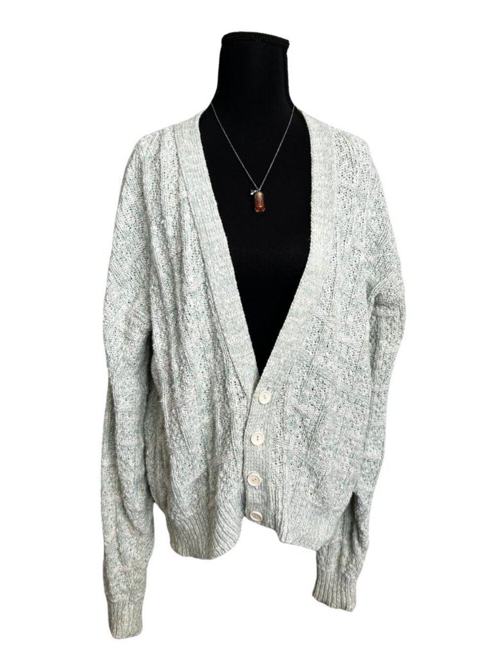 Elegant Knit Button Cardigan